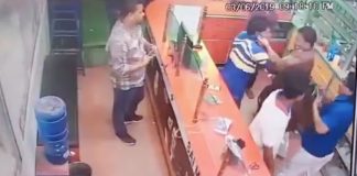 cctv-brother-of-bjp-vice-president-renu-devi-beaten-a-shopkeeper-for-not-welcoming-him
