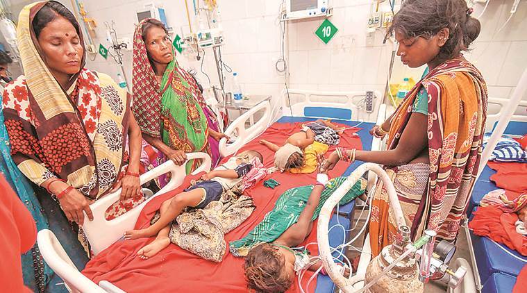 face-of-the-careless-and-useless-health-management-bihar-muzaffarpur-more-than-hundred-children-died-minister-sleeping-in-press-brief