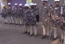 सासाराम में फिर हुई बमबाजी, अब तक 109 गिरफ्तार, मोहल्ले में SSB का फ्लैगमार्च