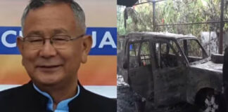 'मणिपुर में कानून व्यवस्था फेल', घर जलने के बाद बोले केंद्रीय मंत्री आरके रंजन