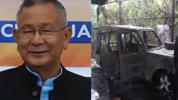 'मणिपुर में कानून व्यवस्था फेल', घर जलने के बाद बोले केंद्रीय मंत्री आरके रंजन